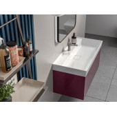 Cerastyle Turkuaz Sharp Etajerli Lavabo 100x48 Cm - 3