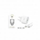 Type-C to Lightning 20W Beyaz Hızlı Şarj Aleti - 3