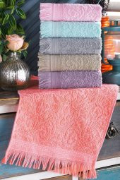 Zeynep Tekstil 6'lı 30x50 cm El ve Yüz Havlu Seti Mutfak Havlusu 153-99-1262 - 3