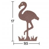 Ahşap Flamingo 18mm H54 - 1