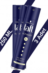 Taft Ultimate Saç Spreyi 5+ Kristal Parlaklığı 250 Ml 3 Adet - 2