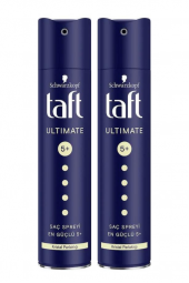 Taft Ultimate Saç Spreyi 5+ Kristal Parlaklığı 250 Ml 2 Adet - 1