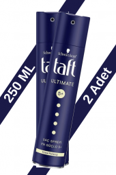 Taft Ultimate Saç Spreyi 5+ Kristal Parlaklığı 250 Ml 2 Adet - 2