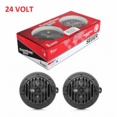 Seger 24 VOLT Supersonic Korna - Hella Tip Supertone - Minibüs Kornası TAKIM 24V - Seger 70EO24 Superton - 1