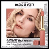 L'Oréal Paris Colors of Worth Color Riche Intense Volume Matte Ruj - 500 Beige Freedom thumbnail 3