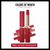L'Oréal Paris Color Riche Colors of Worth Intense Volume Matte Ruj - 300 Rouge Confident - 2