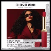 L'Oréal Paris Color Riche Colors of Worth Intense Volume Matte Ruj - 300 Rouge Confident - 3