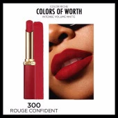 L'Oréal Paris Color Riche Colors of Worth Intense Volume Matte Ruj - 300 Rouge Confident - 5