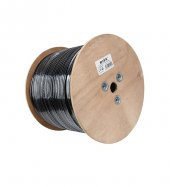 S-link SL-CAT609 305m 23AWG 0.56mm CCA Double Jack GRİ+Siyah - 1