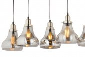 LampaLuce Cono Modern Sarkıt Salon Avizesi 7li Krom 80x70cm - 2