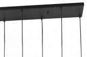 LampaLuce Cono Modern Sarkıt Salon Avizesi 7li Krom 80x70cm - 4
