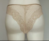 ASM1146 Kadın Sütlü Kahve Dantel Tanga - 6