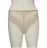 ASM1146 Kadın Sütlü Kahve Dantel Tanga - 1