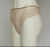 ASM1146 Kadın Sütlü Kahve Dantel Tanga - 3