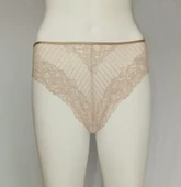 ASM1146 Kadın Sütlü Kahve Dantel Tanga - 5