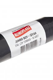 KOROPLAST Eko Endüstriyel Çöp Torbası, Jumbo, Siyah - 2
