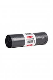 KOROPLAST Çöp Torbası Eko Endüstriyel Jumbo Boy Siyah 6'Lı Paket(60 Adet) 80Cm.X 110Cm. - 1