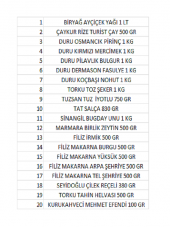 BİRYAĞ Ayçiçek Yağı 1 lt Kumanya Ramazan Paketi Erzak Kolisi 20 Parça - 1