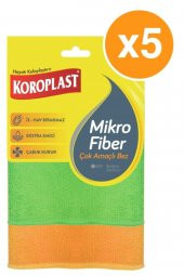 KOROPLAST Mikrofiber Çok Amaçlı Bez 2Li X 5 Paket - 1