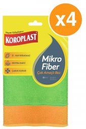 KOROPLAST Mikrofiber Çok Amaçlı Bez 2Li X 4 Paket - 1