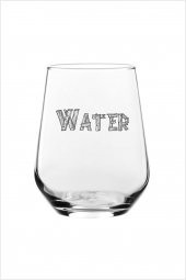 Water Yazılı Su Paşabahçe Bardağı 1 Adet - 1