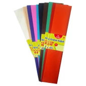 Bu-Bu Krapon Kağıdı 10 Renk Karışık 50 x 200 cm - 1