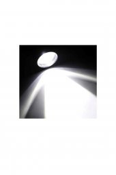 Güçlü Led Usb Şarjlı Mini El Feneri 2 Mod Yan Led Çakarlı Deprem Feneri Kamp Fener Kamuflaj Desenli - 3