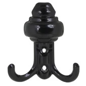 As Orta Sarıklı Vestiyer Duvar Askısı Dolap Elbise Askılığı Siyah Metal Askı - 4