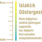 Pure Baby Organik Pamuklu Bebek Bezi 1 Beden Yenidogan 64*2 128 Adet - 4