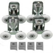 Venita Metal Gövdeli Duşakabin Tekerlek Takımı 2 Alt 2 Üst Teker Rulmanı 24 mm - 1