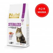 Nutri Feline Sterilized Somonlu Kısırlaştırılmış Kedi Maması 1 kg AÇIK - 1