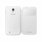 Samsung i9200 Galaxy Mega Orjinal S View Cover Kılıf - Beyaz EF-CI920BWEGWW thumbnail 6