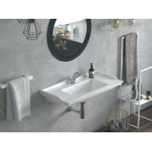 Turkuaz Cerastyle Kapadokya Etajer Uyum Damlalık Lavabo 65x48 cm - 2