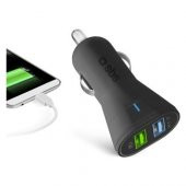 SBS 37331 TECR2USBQCH3 ARAÇ İÇİ 2.1 A 3.0 USB ÇIKIŞLI HIZLI ŞARJ ÖZELLİKLİ ARAÇ İÇİ ŞARJ CİHAZI - 1