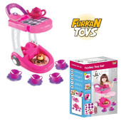 FURKAN TOYS ARABALI YENİ ÇAY SETİ 30 PARÇA - 1