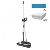 Polti Moppy Black Premium Kablosuz Buharlı Paspas, Siyah - 1