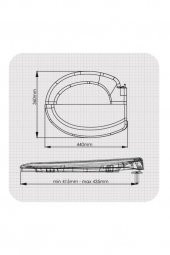 Rona Tisa ThermoPlast Standart Klozet Kapağı (Üstten Monte) - 4