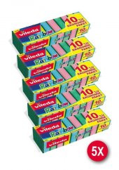 10'lu Rainbow Ekonomik Bulaşık Süngeri 5'li Paket - 1