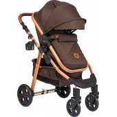 Ottoplus OP470 Travel Sistem Bebek Arabası Kahverengi - 1