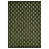 Halı, Haki Renk 128x195 cm MeridyenDukkan Sentetik Elyaf-Geometrik Desen - 1