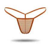 ASM1155 Kadın Bordo Transparan Tül String thumbnail 1