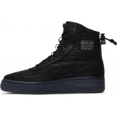 Nike siyah Air Force 1 Shell Kadın spor ayakkabı - 5