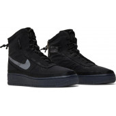Nike siyah Air Force 1 Shell Kadın spor ayakkabı - 8