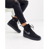 Nike siyah Air Force 1 Shell Kadın spor ayakkabı - 9