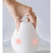 Geyik Tasarımlı Beyaz Işık 3 Kademeli Silikonlu Gece Lambası - 3