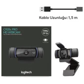 Logitech ProHD 1080P Streaming Webcam 1080p/30 fps - 720p/30 fps thumbnail 10