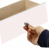 Yuvarlak Düğme Kulp Çekmece Dolap Kapak Kolu Kulpu Kulbu Krom Metal Kulp - 4