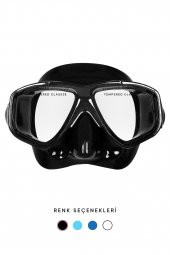 Amphibian Pro Hunter Dalış Maskesi Siyah - 1