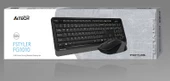 A4 Tech Fg1010 2.4G Gri Q Fn-Mm Klv+Optik Mouse Set - 1