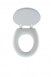 Softy Classic Desenli Yumuşak Klozet Kapağı Beyaz thumbnail 2